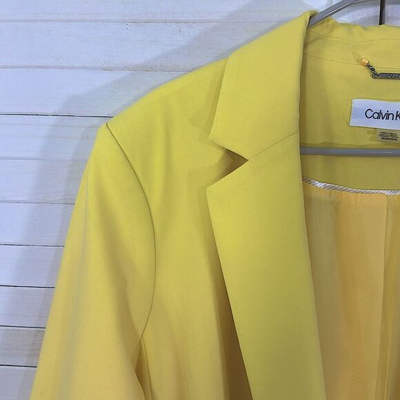 Calvin Klein Topper Jacket Size 2X Yellow NWOT - Picture 7 of 13